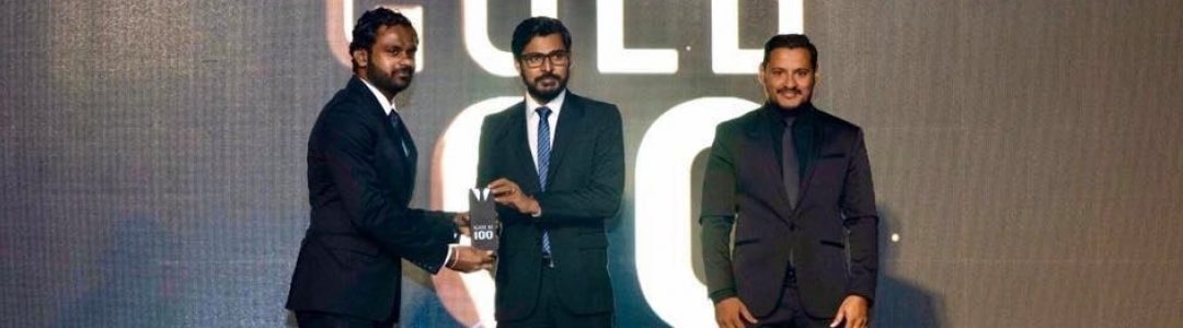 TTS GROUP FOR THE ‘SECOND CONSECUTIVE YEAR’ HAS BEEN AWARDED AS ONE OF THE TOP 100 COMPANIES OF MALDIVES (GOLD 100)