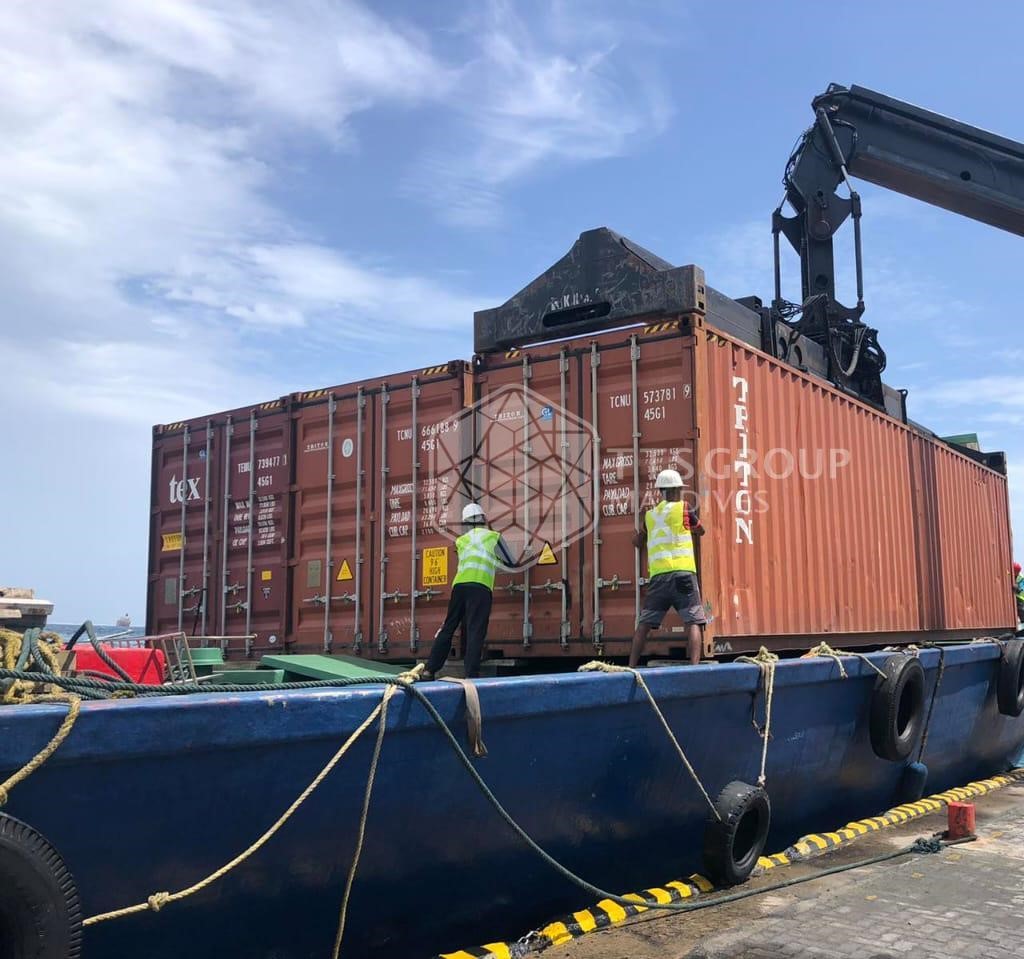 Cargo transportation TTS Group Maldives